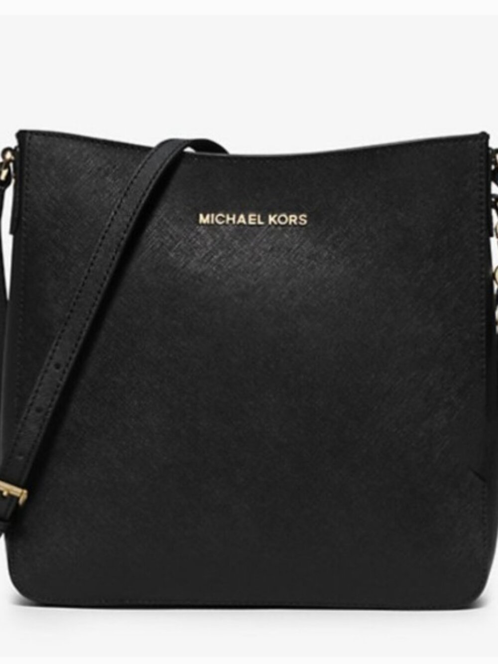 Michael Kors Leather Crossbody- Black Leather- OBO! - Picture 1 of 15